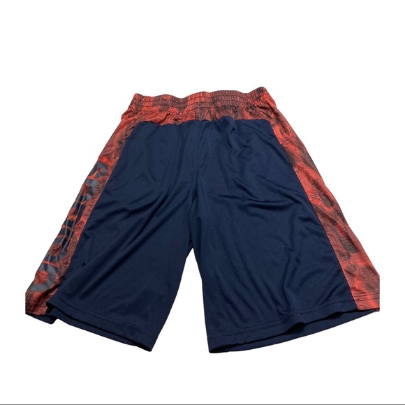 Adidas Boys Youth Performance Climalite Shorts • Blue Size Large - Picture 2 of 3